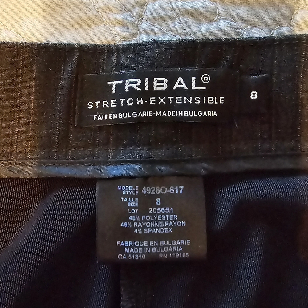 Womens Tribal Brand size 8 slacks